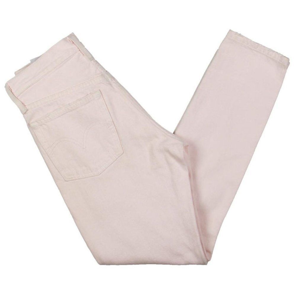 LEVI'S 501 DESTROYED PINK SKINNY JEANS Sz 28 & 29